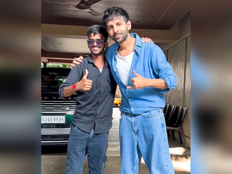 Kartik Aaryan meets specially-abled fan from Varanasi, credits ‘good karmas’ for the moment	