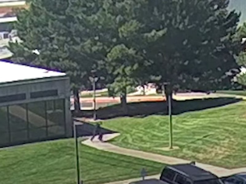Charlie Kirk murder: New video shows shooter jumping off college roof, fleeing
