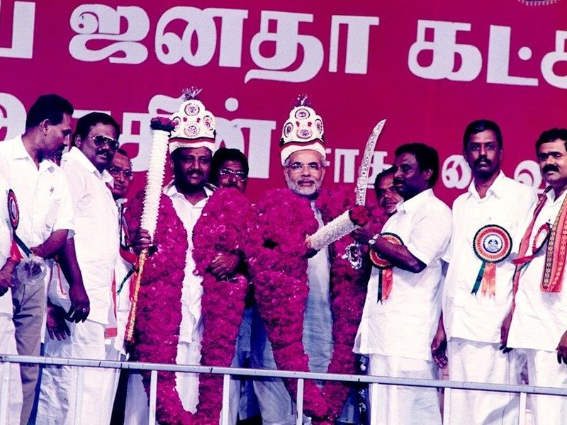 As CP Radhakrishnan takes oath of Vice President, his old photo with PM Modi goes viral