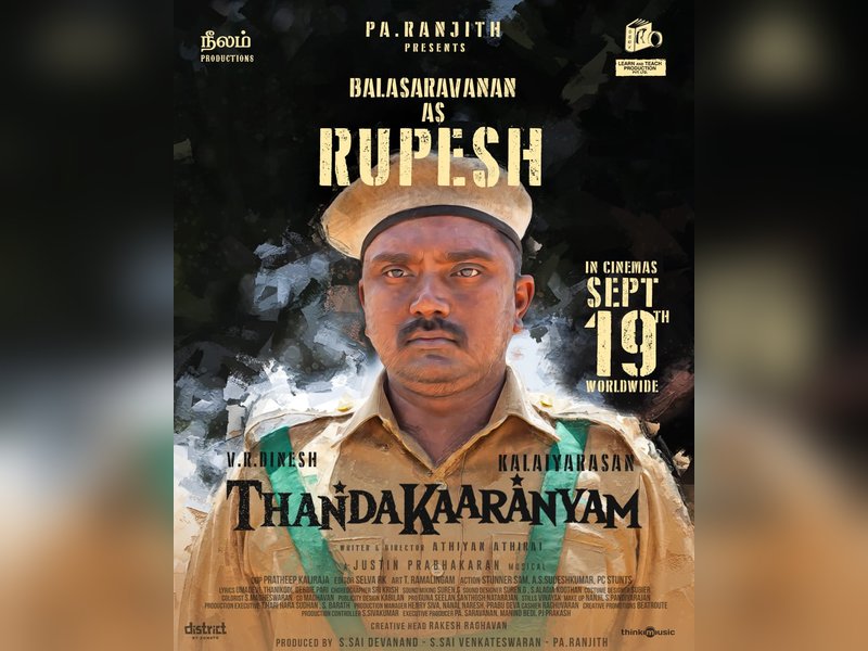 Actors Shabeer Kallarakkal, Balasaravanan's character names in Thandakaaranyam revealed!