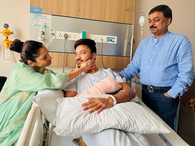 Ankita Lokhande breaks down in tears after husband Vicky Jain meets with accident, gets 45 stitches