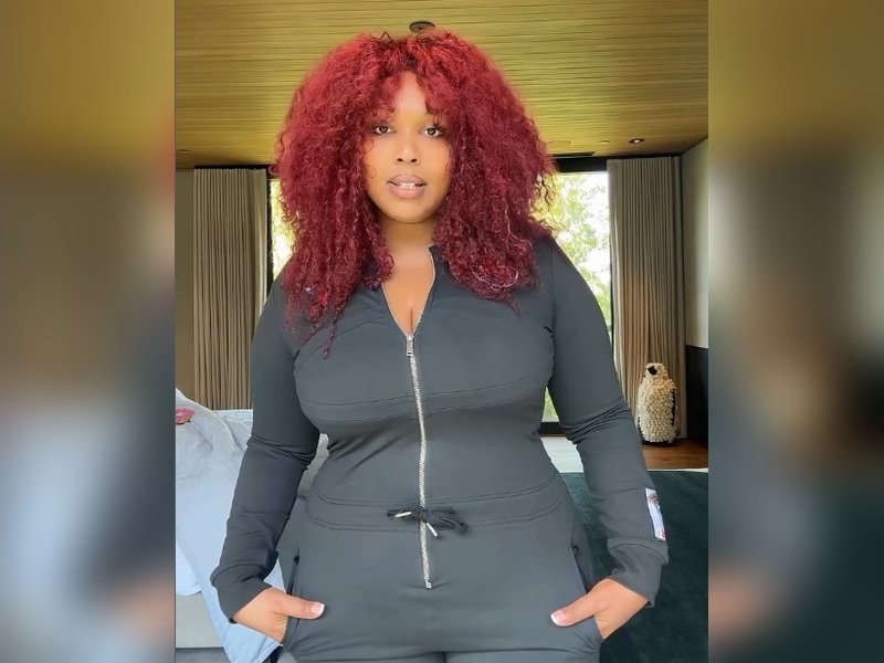 Lizzo rocks sheer corset bodysuit in new figure at New York Fashion Week