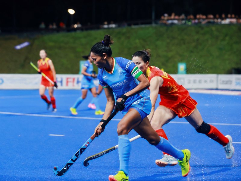 India lose to China 1-4 in final of the Women's Asia Cup 2026 in Hangzhou on Sunday, fail to claim direct spot in next year's World Cup. Photo credit: Hockey India
