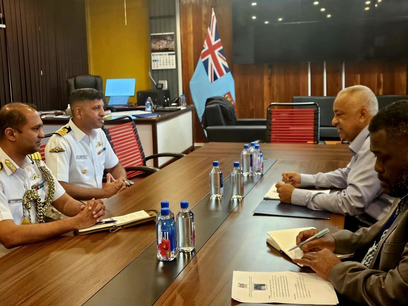 India and Fiji discuss maritime security collaboration as INS Kadmatt makes port call at Suva