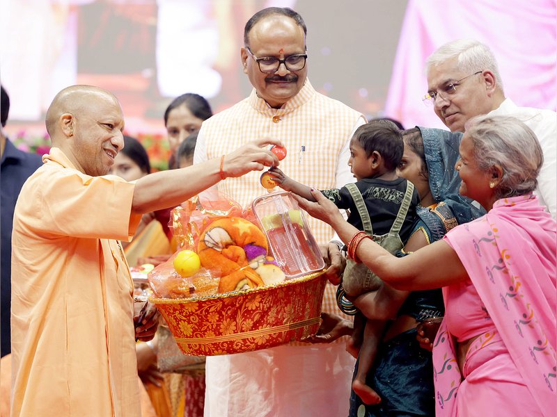 UP: 20,324 health camps organised, CM promises smartphones, salary hike for Anganwadi workers 