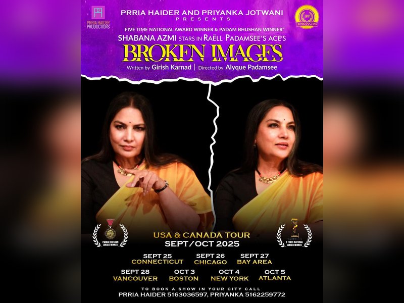 Shabana Azmi to tour North America with ‘Broken Images’ written by legendary Girish Karnad