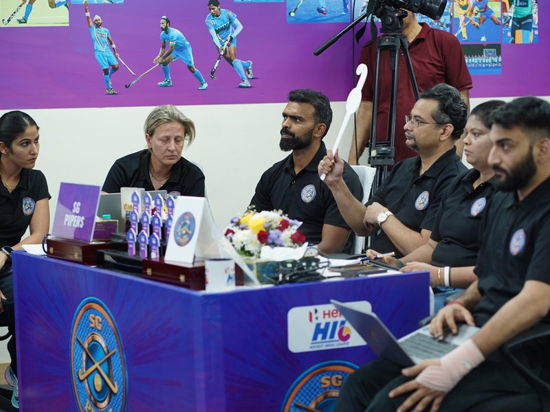 Argentina's Agustina Gorzelany emerges top purchase, Monica is costliest Indian in mini auction for Women's Hockey India League (HIL) 2026 in New Delhi on Wednesday. Photo credit: HIL