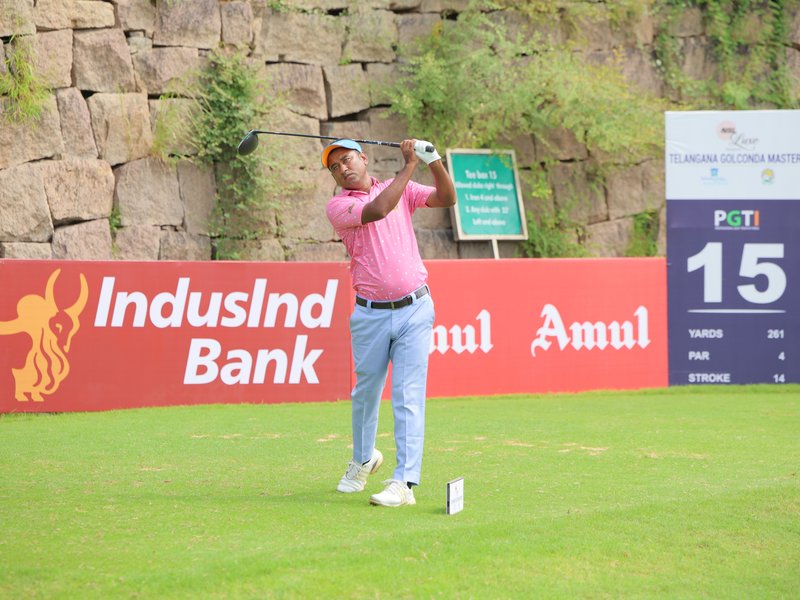 Jamal Hossain opens up three-shot lead with stunning 62 on Day Two of the Telangana Golconda Masters 2025 at the Hyderabad Golf Association (HGA) in Hyderabad on Wednesday. Photo credit: PGTI