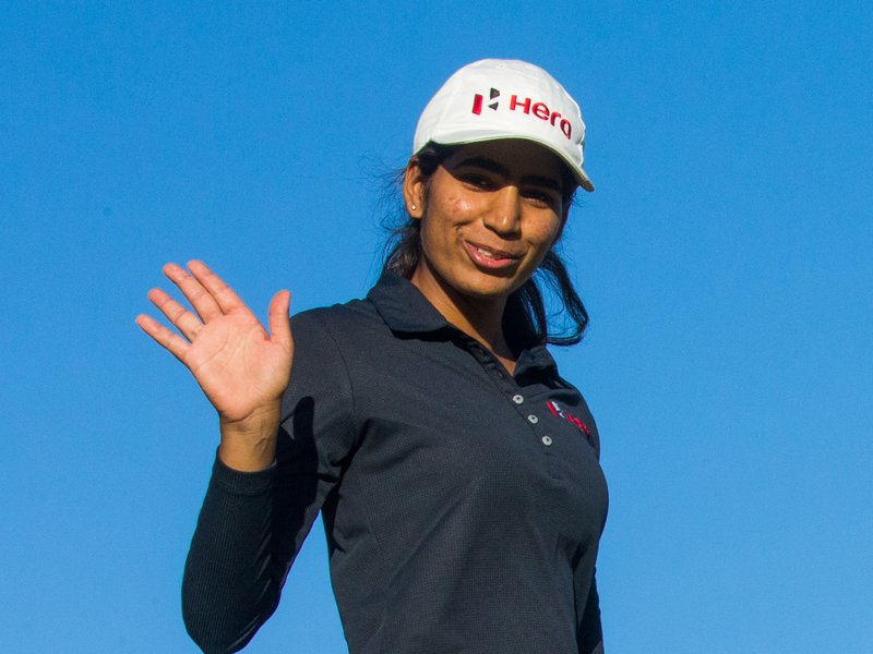 Diksha Dagar ready to make amends in Ladies Open de France on the Ladies European Tour in Paris on Thursday. Photo credit: www.golfxyz.in 