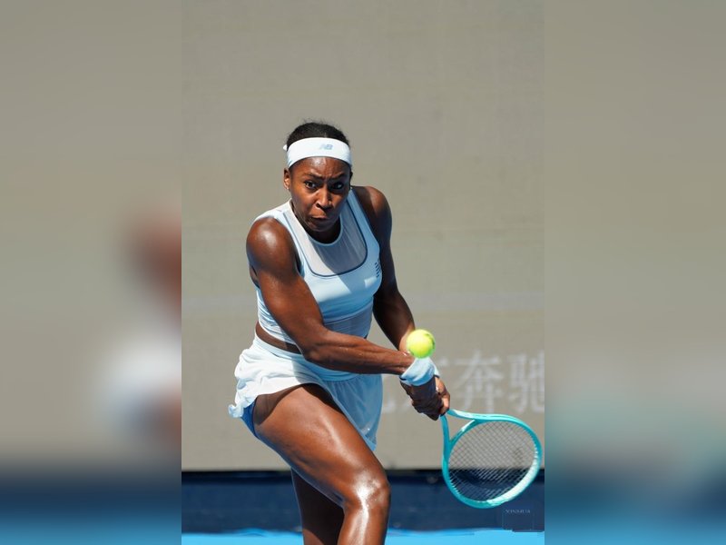 Defending champion Coco Gauff powers into second round of the China Open tennis tournament in Beijing on Friday. Photo credit: Xinhua