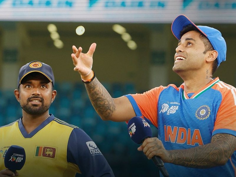 Chamika dropped; Bumrah and Dube rested as Sri Lanka elect to bowl against India in last Super 4 stage match of the Men's T20 Asia Cup 2025 in Dubai on Friday. Photo credit: IANS