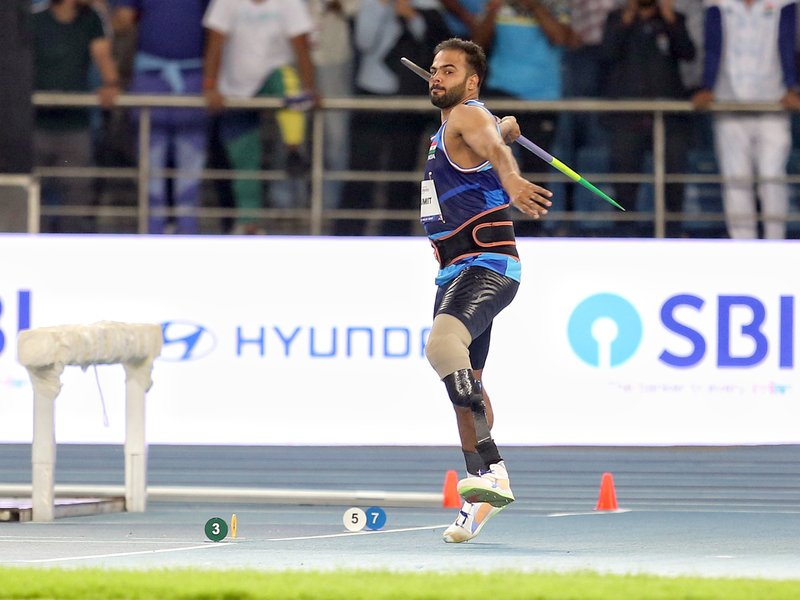 Asian Para Games: World champion Sumit Antil wins another gold in India's Javelin podium sweep