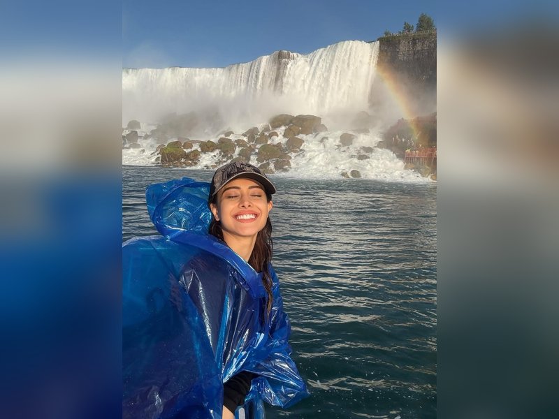 Nushrratt Bharuccha flaunts her carefree side, during her trip to the Niagara Falls 
