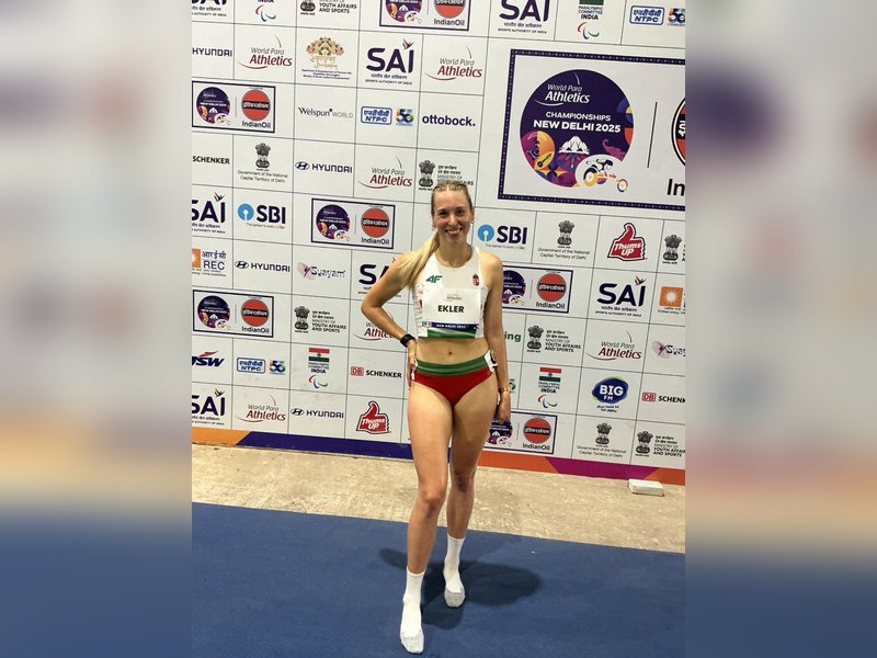 Ekler, Blackwell & Yarovyi script world records in 2025 World Para Athletics Championships in New Delhi on Wednesday. Photo credit: SAI