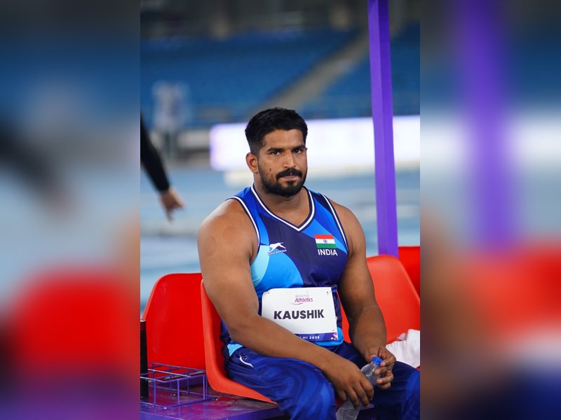 Practice in rain comes in handy as Dharambir wins silver in club throw competition in the World Para Athletics Championships 2025 in New Delhi on Thursday. Photo credit: SAI