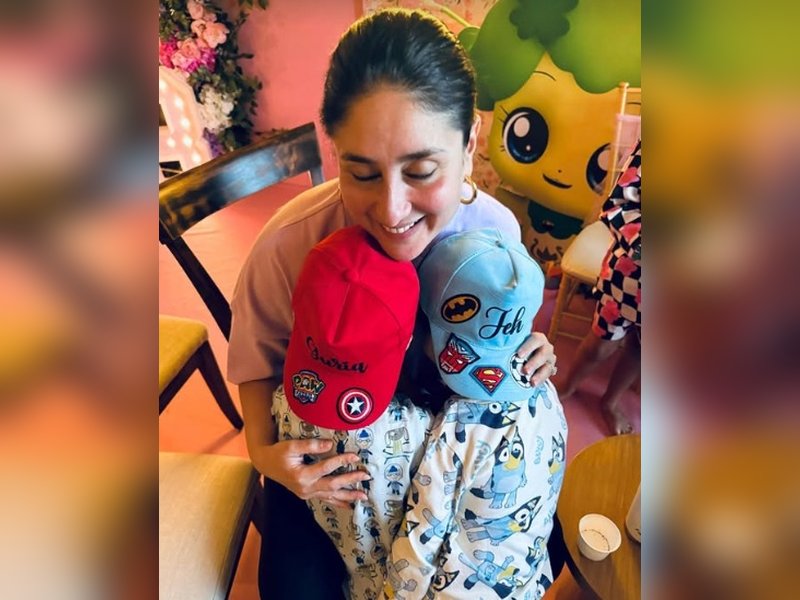 Kareena Kapoor wishes Neha Dhupia’s son Guriq with a cute picture featuring him & Jeh