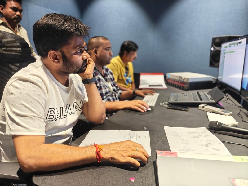 Dubbing for Prabhas's 'The Raja Saab' begins (Photo Credit: People Media Factory/X)