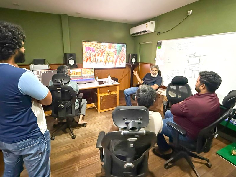 With S S Rajamouli, there are no half measures, says Baahubali producer Shobu Yarlagadda(Photo Credit: Shobu Yarlagadda/X)