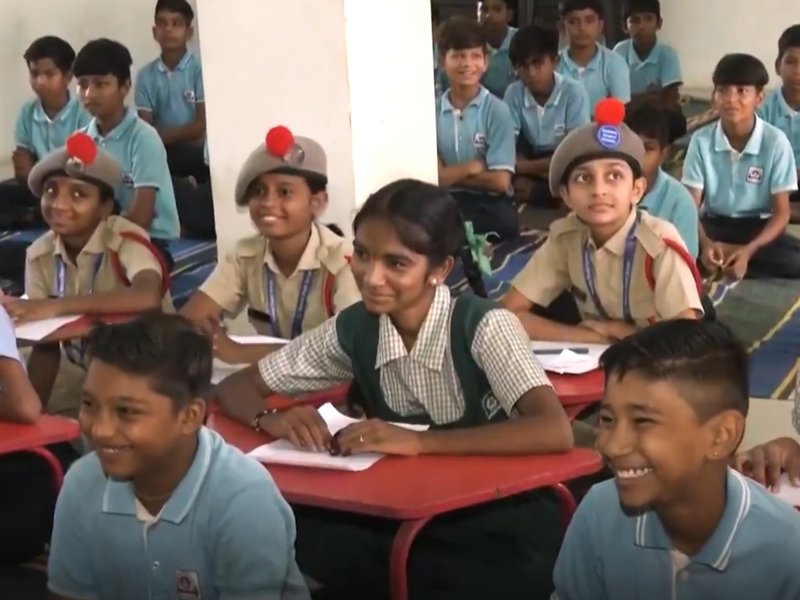 School children in Gujarat’s Kherva participate in story-writing competition under Mission Bal Varta