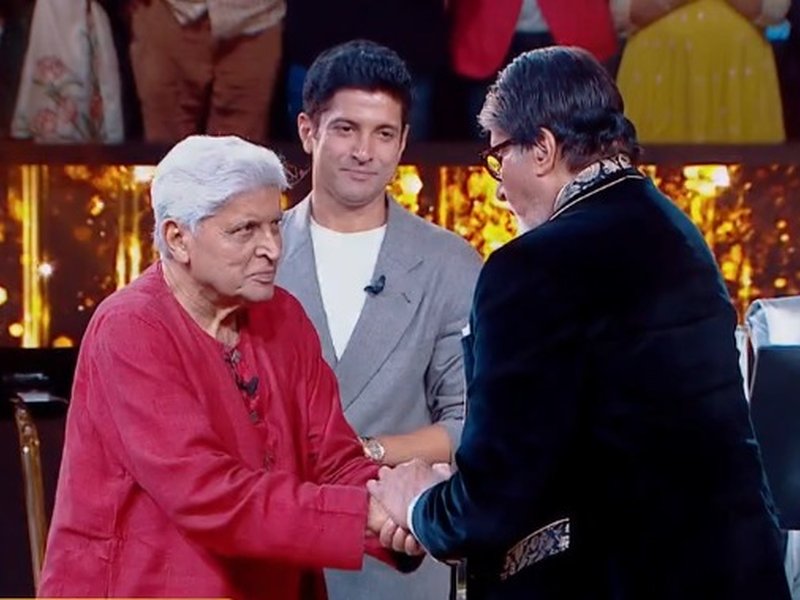 Big B recreates ‘Zanjeer’ moment with Javed Akhtar in ‘KBC’