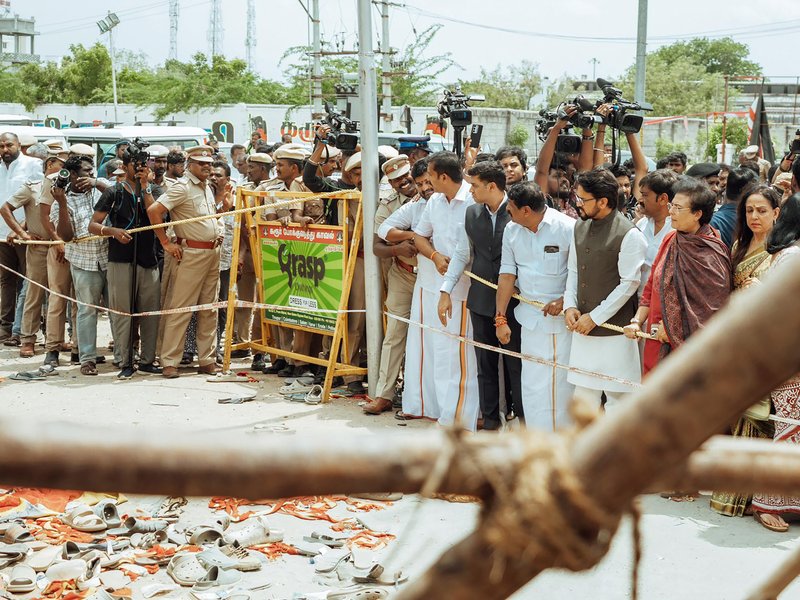Karur stampede: Special Investigation team begins probe