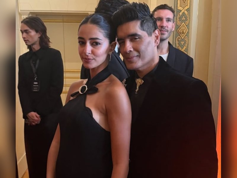Manish Malhotra shares why he always finds himself drawn to black, shares glimpses from fashion gala with Ananya