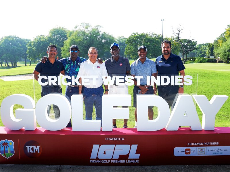 Sir Vivian Richards leads West Indies cricket legends at Golf Day in New Delhi