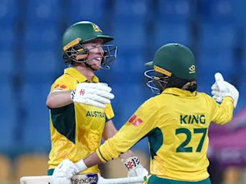 Beth Mooney, Alana King script record stand as Australia recover to reach 221/9 against Pakistan in the ICC Women's World Cup 2025 in Colombo on Wednesday. Photo credit: ICC/X