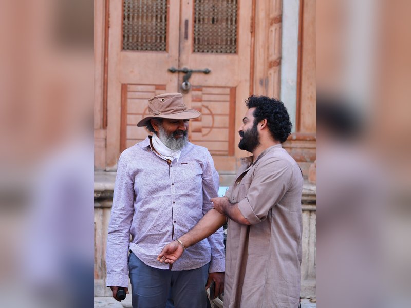 NTR wishes 'RRR' director 'Loads of love' as he turns a year older