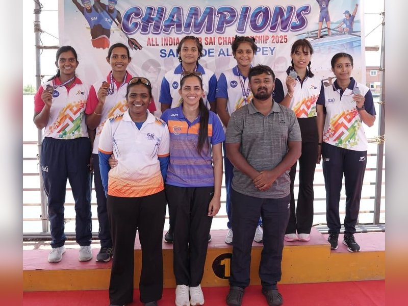 Alleppey emerges as the overall champion in Inter-SAI kayaking and canoeing