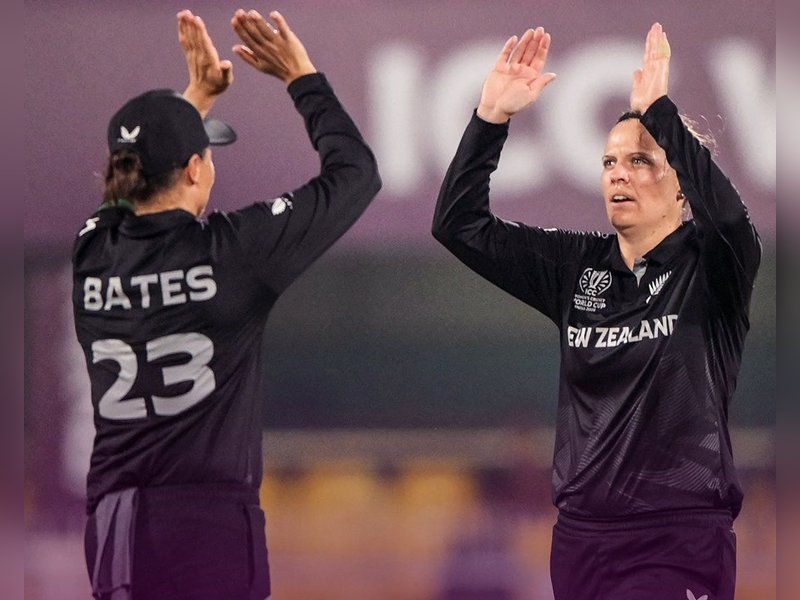 Sophie Devine and Brooke Halliday  and bowlers script New Zealand's 100-run win over Bangladesh in Women's World Cup match in Guwahati, Assam, on Friday. Photo credit: ICC/X