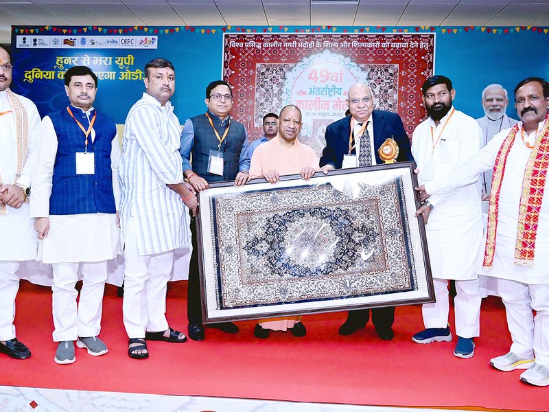 ‘No new GST or tax on carpets in UP’: CM Yogi Adityanath