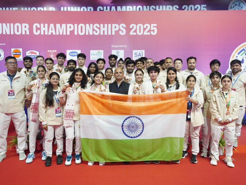 China beat Indonesia to clinch Suhandinata Cup for the 15th time, India, Japan bag bronze medals in the BWF World Junior Championships 2025 in Guwahat on Saturday. Photo credit: IANS