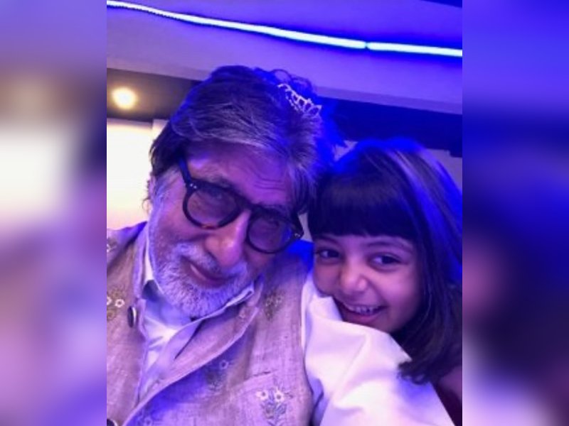 Aishwarya Rai Bachchan wishes father-in-law Amitabh Bachchan on her daughter's behalf