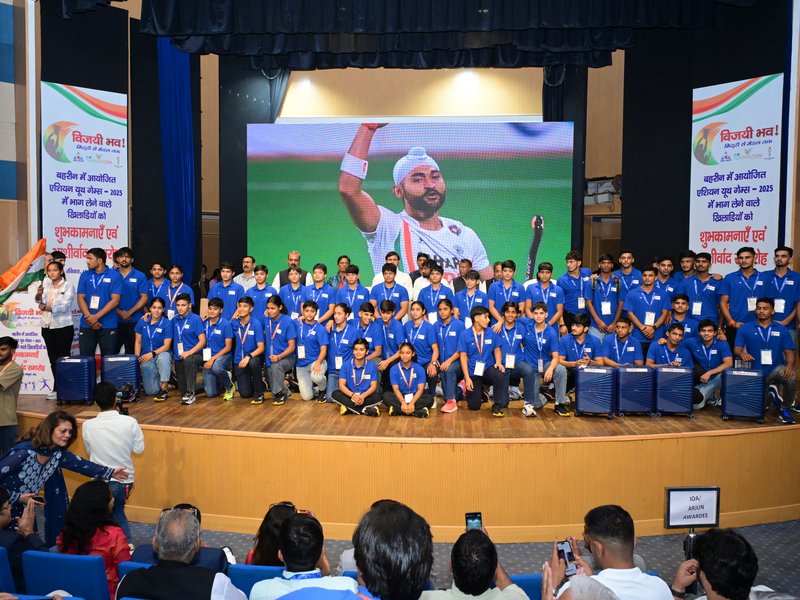 M3M Foundation and Kreeda Bharati felicitate Indian contingent for Asian Youth Games