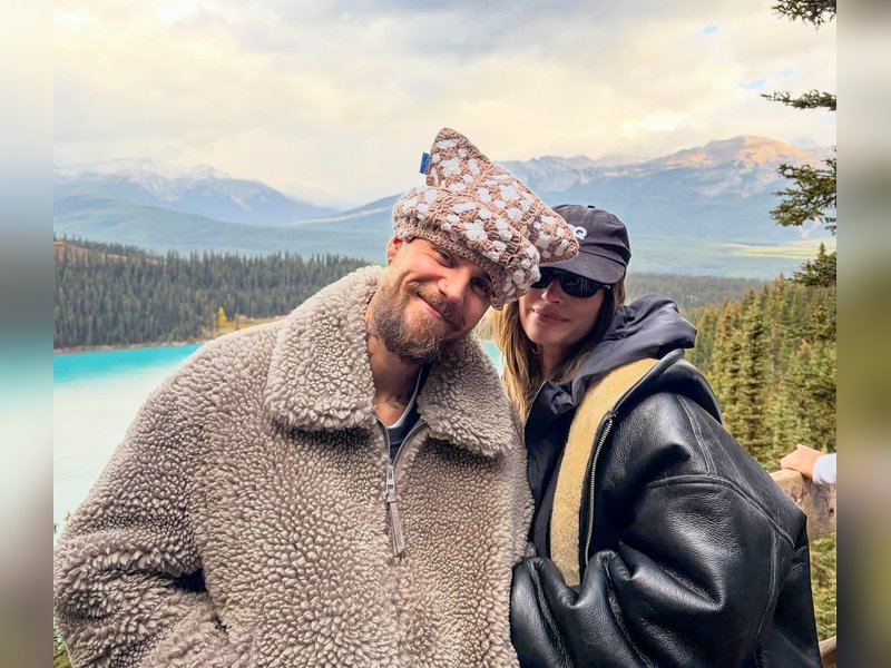 Justin Bieber, wife Hailey Bieber get cozy during their mountain vacation	