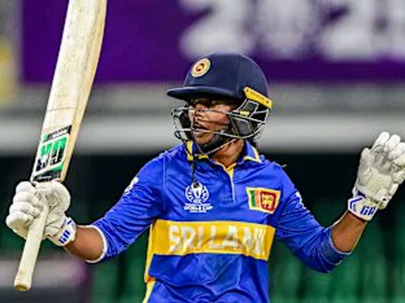 Women's World Cup: Skipper Athapaththu and Nilakshika’s fifties guide Sri Lanka to 258/6 v NZ (Credit: ICC/X)