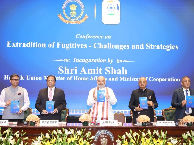 HM Amit Shah unveils bold extradition strategy against fugitives at CBI summit