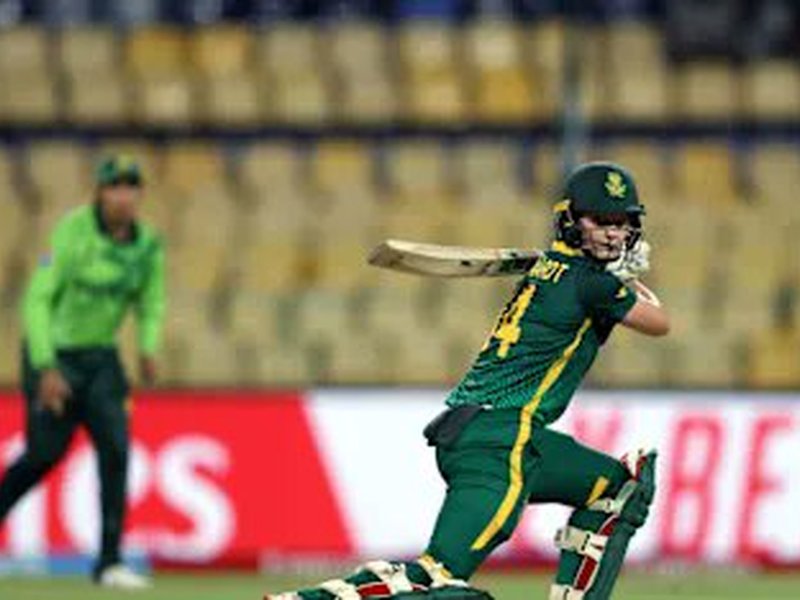 Laura Wolvaardt and Marizanne Kapp power South Africa to 312 in rain-hit clash with Pakistan in the Women’s World Cup at the R. Premadasa Stadium in Colombo on Tuesday. Photo credit: ICC/X