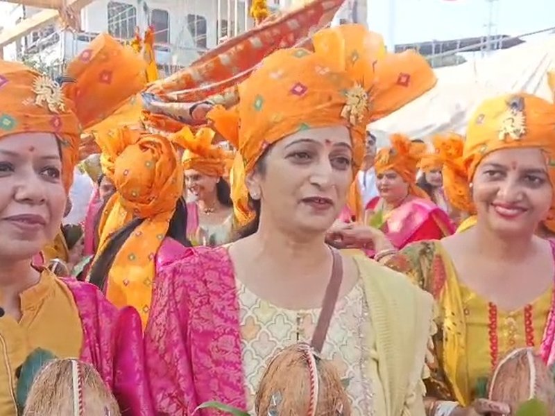 बाबा खाटू श्याम जन्मोत्सव पर मोगा में विशाल कलश और निशान यात्रा, शामिल हुए हजारों श्रद्धालु