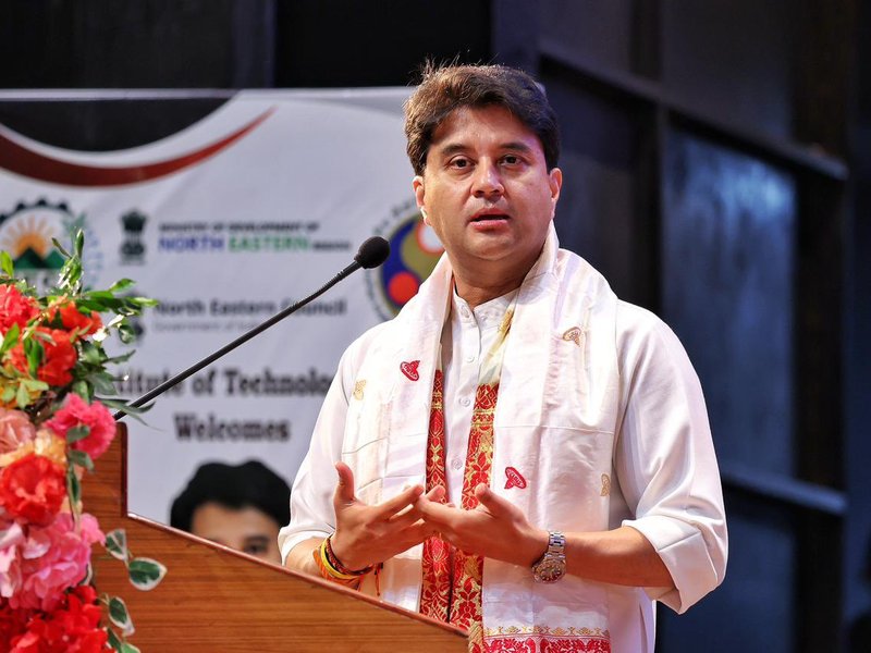 असम राज्य 'विकसित पूर्वोत्तर' के इनोवेशन और कनेक्टिविटी हब के रूप में उभर रहा : ज्योतिरादित्य सिंधिया