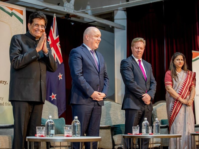 भारत-न्यूजीलैंड एफटीए पर चल रही बातचीत से व्यापार, निवेश और इनोवेशन के संबंधों को बढ़ाने का रास्ता खुलेगा : पीयूष गोयल