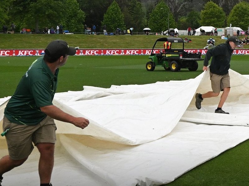 न्यूजीलैंड बनाम वेस्टइंडीज : बारिश से धुला चौथा टी20 मैच, न्यूजीलैंड के पास 2-1 से लीड