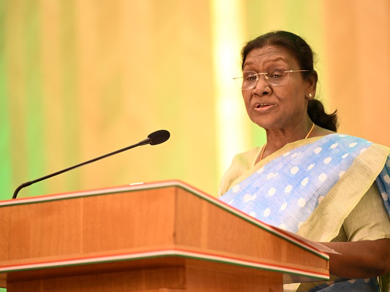 राष्ट्रपति द्रौपदी मुर्मू 18 नवंबर को प्रथम जल संचय जन भागीदारी पुरस्कार प्रदान करेंगी