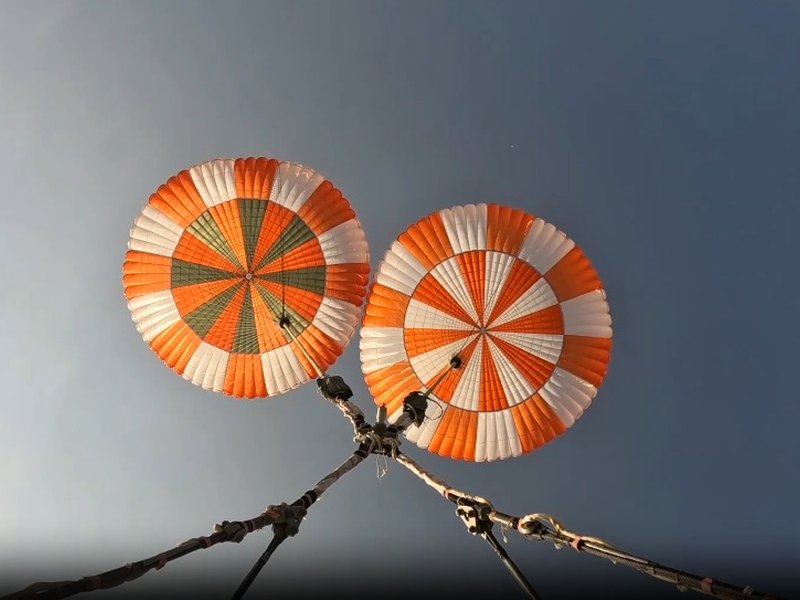 गगनयान मिशनः इसरो ने मुख्य पैराशूट सिस्टम का सफल परीक्षण किया