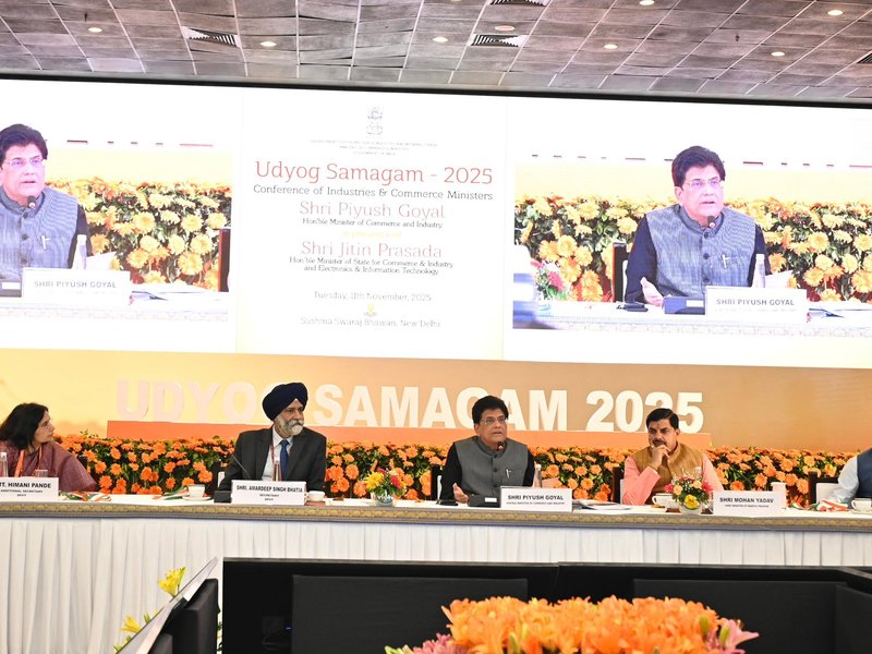 उद्योग समागम 2025 की चर्चा भारत के औद्योगिक इकोसिस्टम को मजबूत बनाने पर रही केंद्रित : पीयूष गोयल