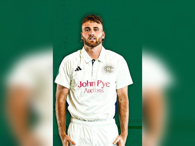 Australian seamer Fergus O’Neill commits to Nottinghamshire until 2027. Photo credit: NCCC