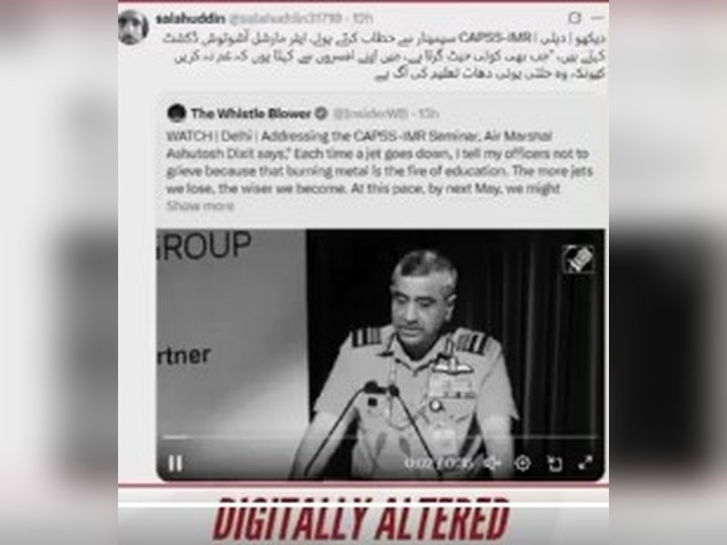 Deepfake alert: AI-generated video falsely shows Air Marshal Dixit admitting Rafale losses