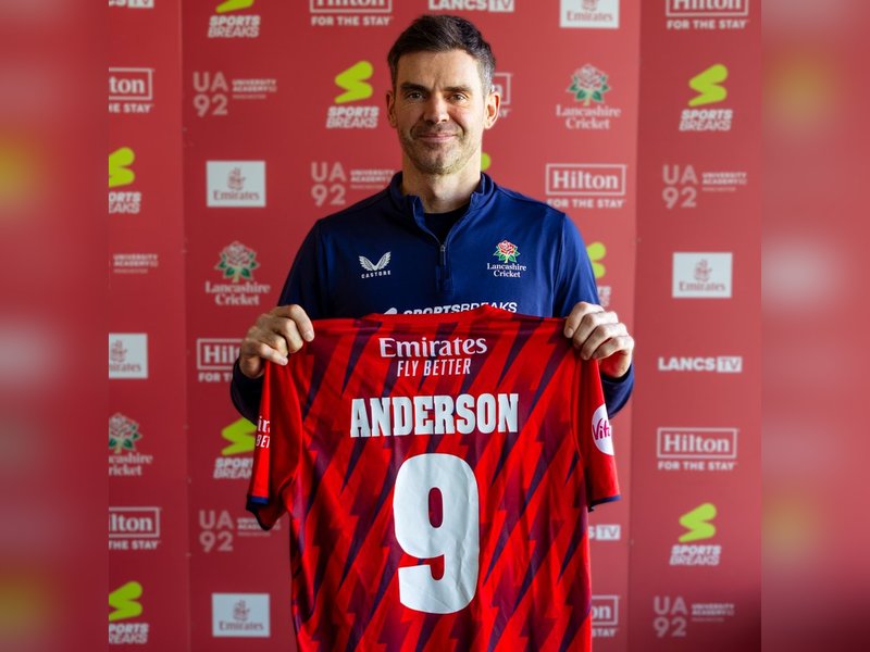 James Anderson signs one-year contract extension with Lancashire and will see him feature in both the County Championship and the Vitality Blast. Photo credit: Lancashire CCC