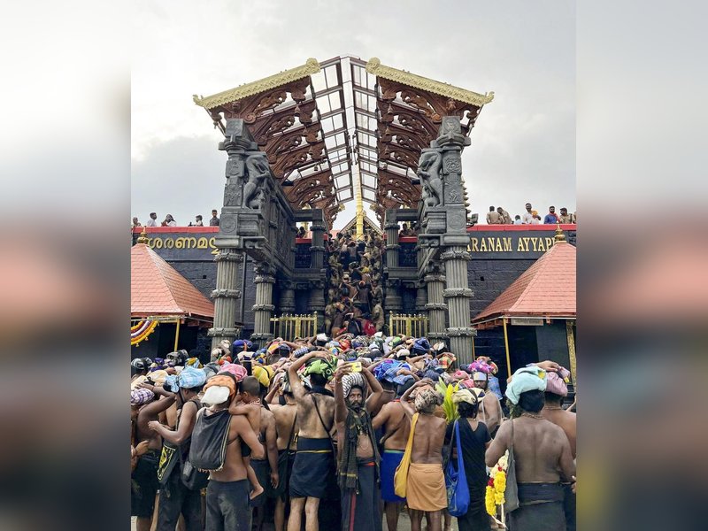 Sabarimala temple opens today with strict curbs; over 22 lakh bookings